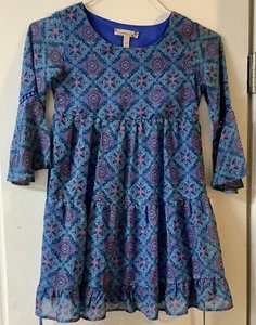 Speechless Short Chiffon Dress Lined GIrls' Size 10 3/4 Sleeves FREE SHIPPING ⭐ - Picture 1 of 3
