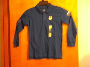 BRAND NEW "FADED GLORY BOY'S REALLY ROYAL 2 BUTTON FRONT COTTON POLO SHIRT - Picture 1 of 4
