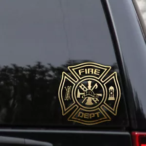 Firefighter Fire Rescue Vinyl Decal Sticker - Picture 1 of 2
