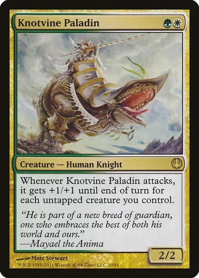 KNOTVINE PALADIN (DDG) Duel Decks: Knights vs. Dragons - MTG - LP - Image 1 of 1