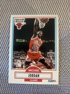 1990-91 FLEER MICHAEL JORDAN PERFECTLY CENTERED NEAR MINT OR BETTER SHARP # 26 - Picture 1 of 12