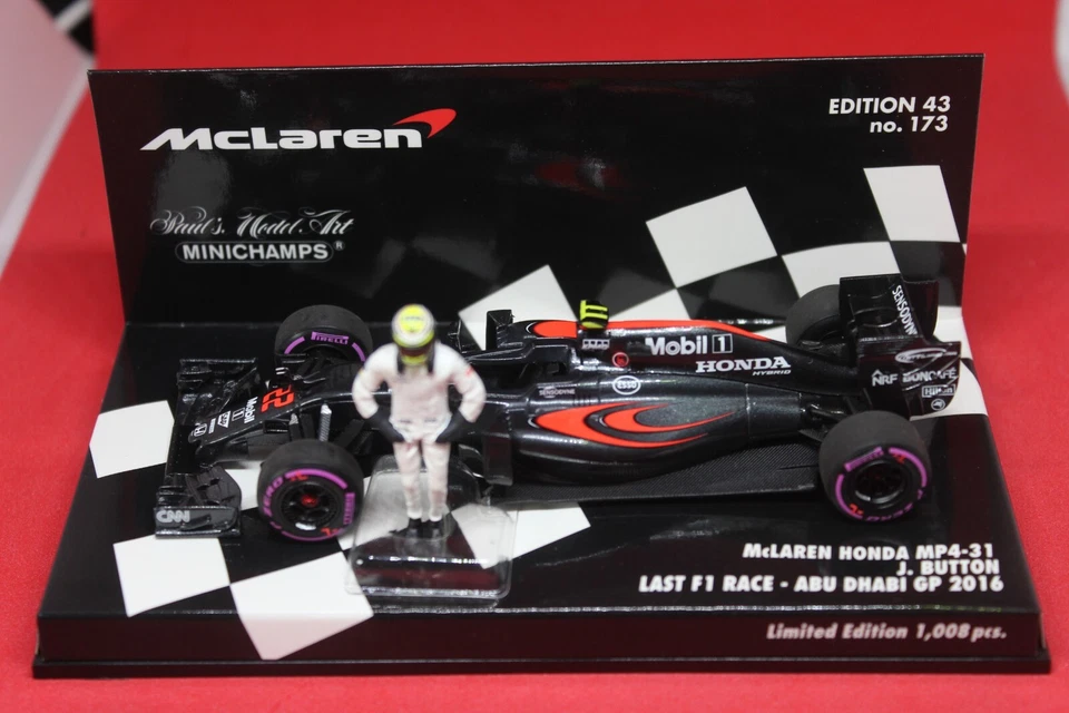 1/43 McLaren Honda MP4-31 (2016) - #22 J. Button - MINICHAMPS - Immagine 1 di 3
