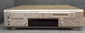 SONY MXD-D5C 5-CD Changer MiniDisc Player Combo Deck For Parts or Repair - Picture 1 of 11