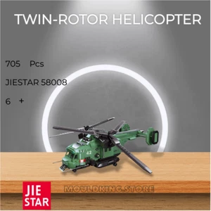 JIESTAR 58008 Twin-Rotor Helicopter with 705 Pieces - Picture 1 of 1