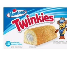 HOSTESS USA TWINKIES 13.58 OZ BOX 10 INDIVIDUALLY WRAPED CAKES NEW 🧁🍥🍰🎂-----