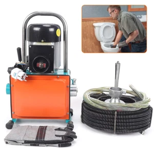 Nuevo dispositivo de limpieza de tuberías 1000 W limpiador de tubos máquina de limpieza de tuberías taladro de 16 mm - Imagen 1 de 21