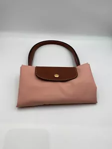 NWT Authentic LONGCHAMP LE PLIAGE 2605 NYLON TOTE BAG SMALL Sakura PINK - Picture 1 of 5