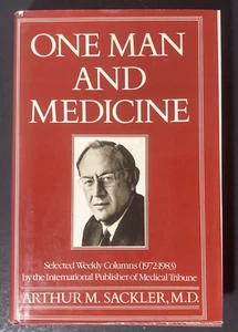SIGNED One Man And Medicine By Arthur M. Sackler - Hardcover - Picture 1 of 10