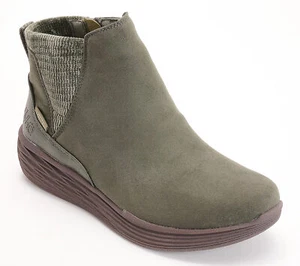 Ryka Noelle Next Side-Zip Water-Repellent Sneaker Boots Olive 8/M Used - Picture 1 of 1