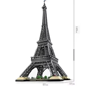 Eiffel Tower 1.5mt tall to build bricks 10001 pieces 10307 - Picture 1 of 4