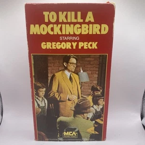 To Kill A Mockingbird VHS 1987 Gregory Peck 1962 Movie - Picture 1 of 6