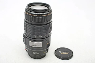 Canon EOS EF 75-300mm f4-5.6 IS Image Stabilization 75-300 Lens++Works+GREAT - Image 1 of 4
