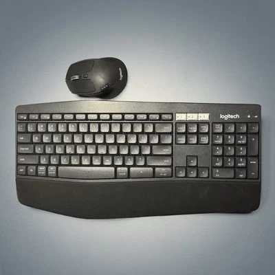 Logitech K850 Wireless Keyboard &  Mouse - With Unifying Dongle - Black - Image 1 of 4
