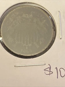1866 two cent piece $10 - Picture 1 of 2