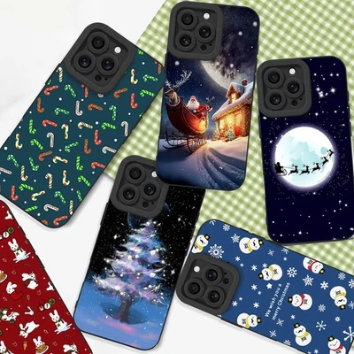 Capa telefone Natal à prova de choque para Samsung S25 Ultra iPhone 17 16e 14 15 - Imagem 1 de 4