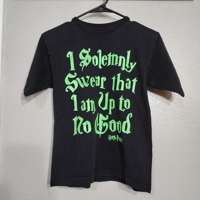 Camiseta Harry Potter Niños Grande 10-12 (Juro Solemnemente que estoy hasta nada bueno) Foto 1 de 4