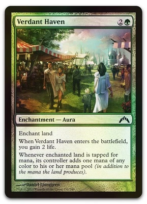 Verdant Haven #138 (Foil) (NM) Gatecrash GTC Magic MTG - Image 1 of 2