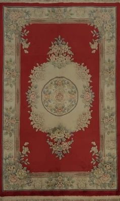 Tapete de área chinês elegante Art Deco 6x9 para decoração para casa Bliss tapete de lã feito à mão - Imagem 1 de 4