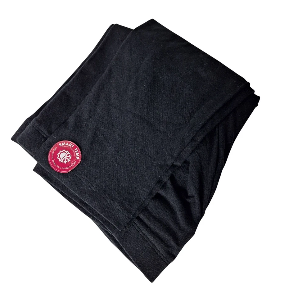 No Nonsense Cotton Leggings Black Size XL 2pk