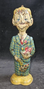 1939 MARX EDGAR BERGEN'S MORTIMER SNERD TIN LITH WINDUP - Restoration / Parts - Picture 1 of 7