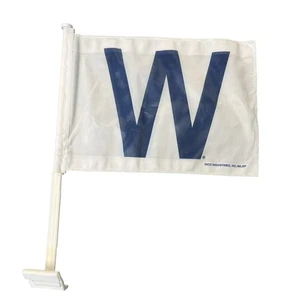 Chicago Cubs 15x11 Car Window W Flag. Brand New! - Picture 1 of 5