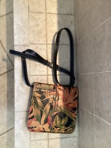 Patricia Nash Floral Leather Shoulder Cross Body Bag - Picture 1 of 5