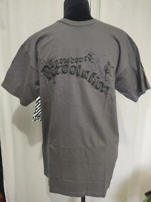 NUEVO CON ETIQUETAS Snowboard Revolution Camiseta Gris Talla Mediana Camiseta Gráfica  Foto 1 de 4