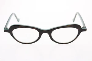 Rare *WORN* Authentic Anne Et Valentin Anouk 1408 Tortoise Turquoise Cat Eye - Picture 1 of 12
