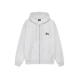 Stussy Basic Stussy Zip Hoodie Ash Heather (2024) / 1975000 / 1975000M (ash heat - Bild 1 von 2