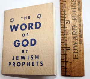 Small Vintage "The Word of God by Jewish Prophets" Booklet - Picture 1 of 6