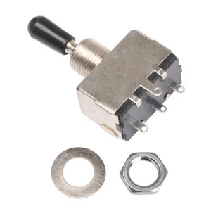 3 Position Toggle Switch for All Kinds of Electric Guitar Silver Nickel-plated - Picture 1 of 12