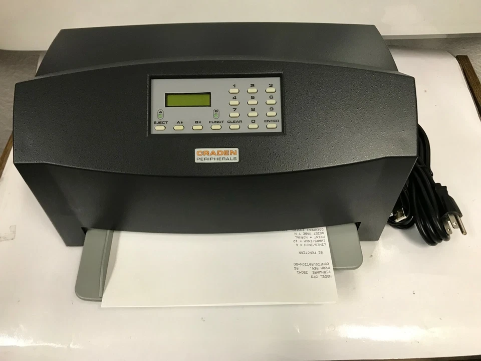 Craden DP9 Passbook Printer USB and Serial interface - Image 1 of 4