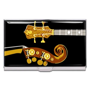 Astuccio biglietto da visita ACME Studio "Four Strings" del bassista jazz STANLEY CLARKE NUOVO - Foto 1 di 3