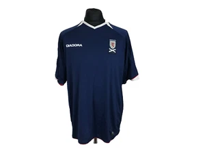 ScotlandFootball Shirt Large Soccer Jersey Diadora 2008-2010 Home Top Blue - Picture 1 of 9