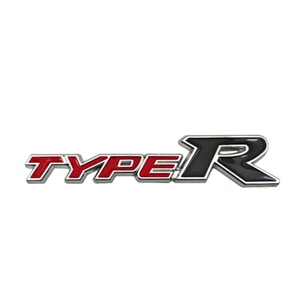 3D Metal Chrome Red & Black TYPE-R Logo Embelm Rear Trunk Sport Badge Sticker - Bild 1 von 6