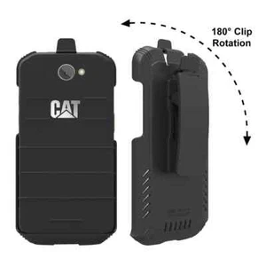 CAT S48C Tasche mit Gürtelclip, kabelloses ProTECH Holster für Caterpillar CAT S48C - Bild 1 von 5