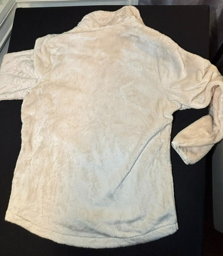OFF WHITE Giacca pile North Face Osito full zip avorio crema Donna L usata in ottime condizioni