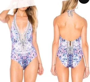 Camilla Franks Still Life U Ring One Piece Swimsuit Size Extra Small $4 EXPRESS - Picture 1 of 14