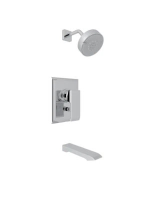 Juego de molduras de ducha para bañera Rohl Caswell SOLO en cromo CAKIT32LMAPC Foto 1 de 4