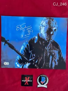 CJ C.J. Foto autografata firmata 11x14 venerdì 13 Jason Beckett - Foto 1 di 1