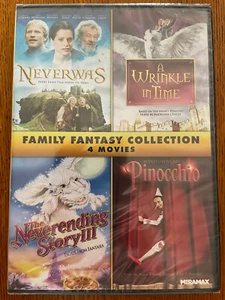 The NEVERENDING STORY 3 / PINOCCHIO / A WRINKLE IN TIME / NEVERWAYS R1 NEW DVD - Picture 1 of 1