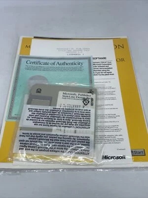 Publisher Style line Design Pack - Floppy Disks X 2 - Manuals - Vintage - Image 1 of 3