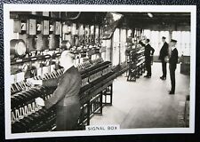 LMS Power Operated Signal Box   Vintage Photo Card # CAT J  