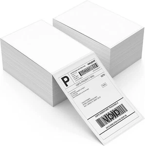 Etiquetas térmicas directas 500/1000 Fanfold 4""x6"" para Rollo Zebra iDRPT Polono Elton - Imagen 1 de 4