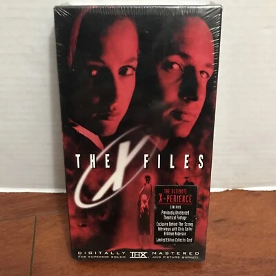 X-Files Fight The Future 1998 VHS Tape Ultimate Limited Edition THX NEW SEALED - Image 1 of 4