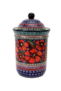 Bote de cocina de mercado de cerámica polaca de Zaklady Polonia - 45 oz. - Imagen 1 de 4