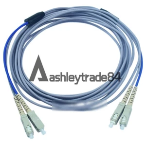 Câble blindé 15M fibre patch cordon SC vers SC UPC Pigtail câbles multimodes duplex - Photo 1/9
