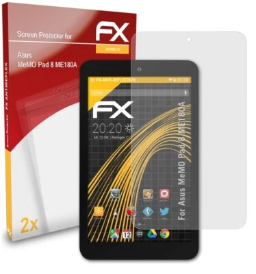 2x Protezione Pellicola dello Schermo per Asus MeMO Pad 8 ME180A opaco&antiurto - Immagine 1 di 4