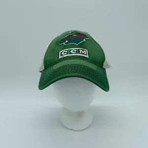 Cappello Berretto CCM Minnesota Wild NHL Snapback Maglia Verde Regolabile Taglia Unica - Foto 1 di 6