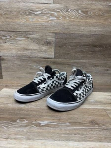 Zapatilla deportiva Vans Old Skool Checkerboard negra/blanca para hombre talla 11 - Imagen 1 de 8